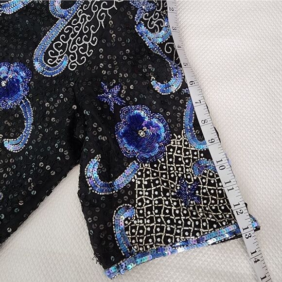 STARFISH mermaid embroidery embellish silk blouse - Picture 12 of 15